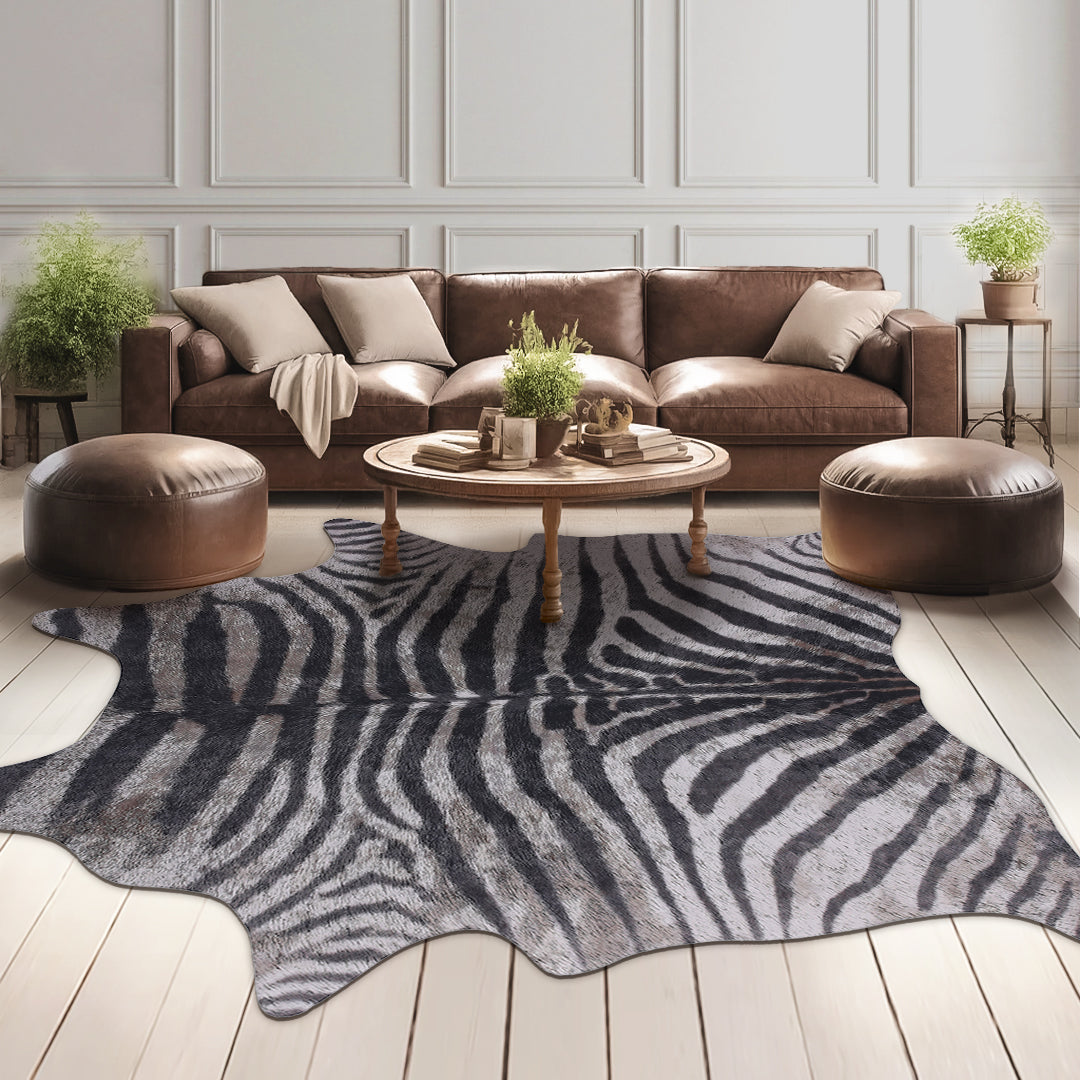 Cowhide Rug Shop Zebra Safari Cowhide Rug