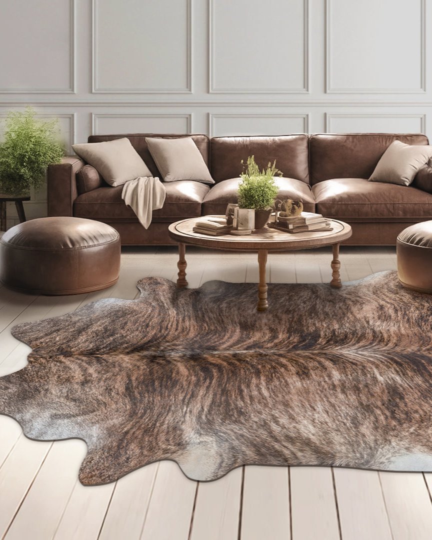 Cowhide Rug Shop Ash Brown Cowhide Rug