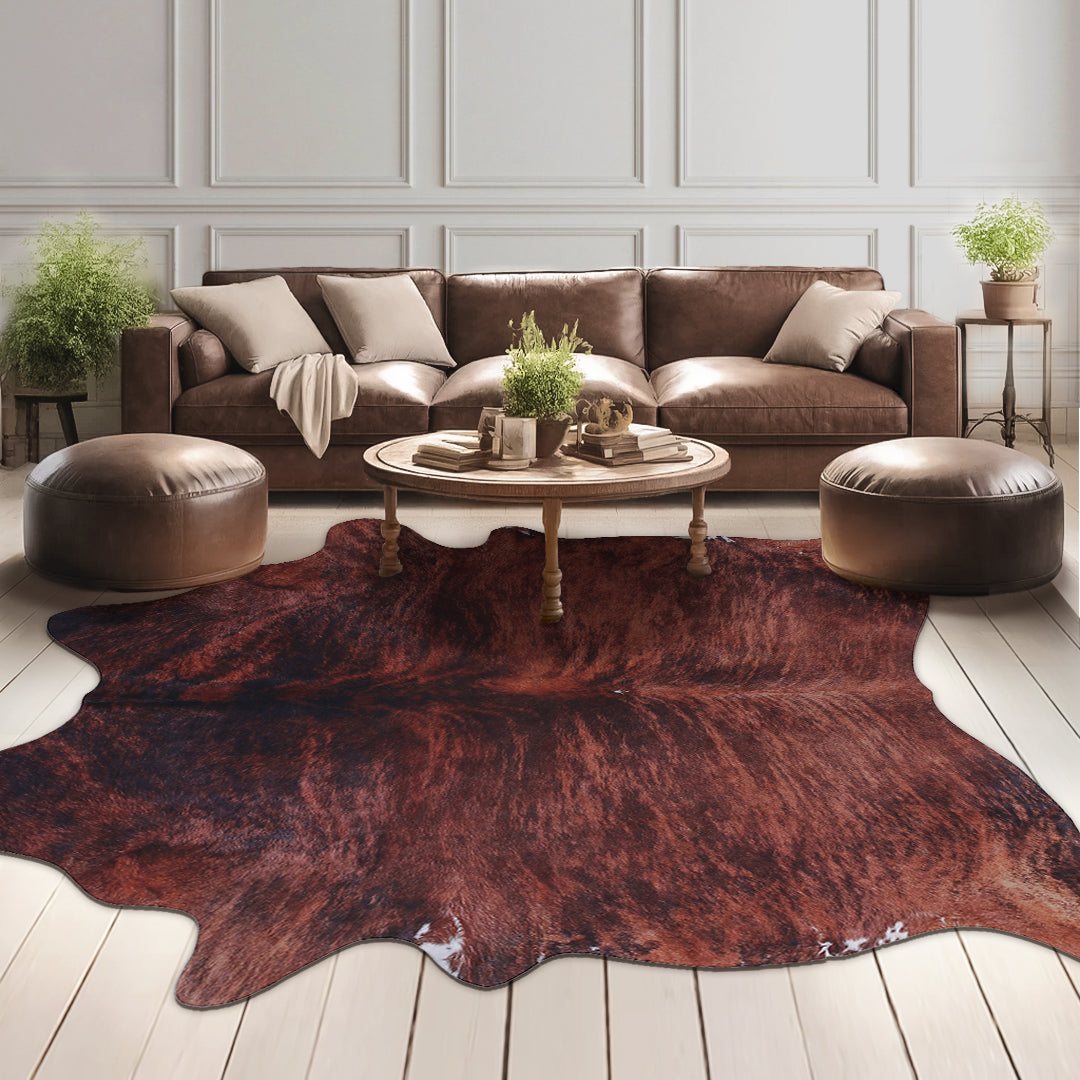 Cowhide Rug Shop Red Brown Cowhide Rug