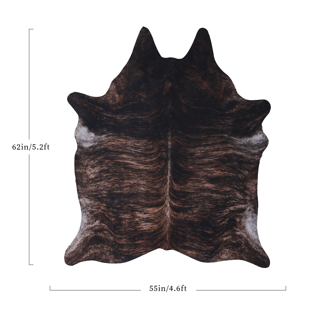 Cowhide Rug Shop Black Brown Cowhide Rug