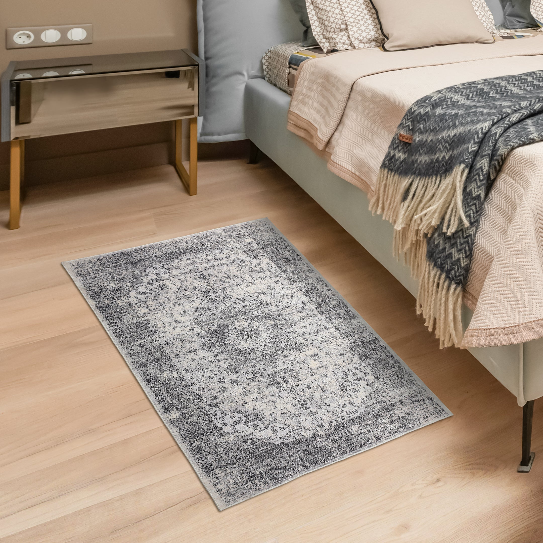 Grey Entryway Rug